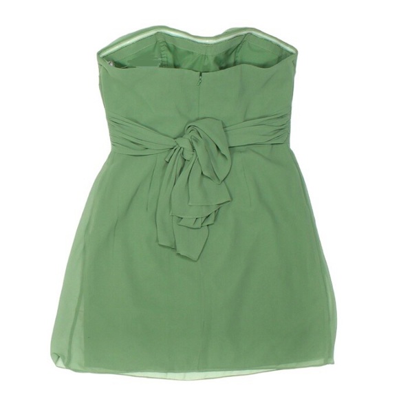 Bill Levkoff Style 156 Green Strapless Dress - Picture 2 of 5